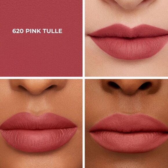 Laura Mercier 620 Pink Tulle Caviar Smoothing Matte Lipstick New Full Size - Picture 3 of 10